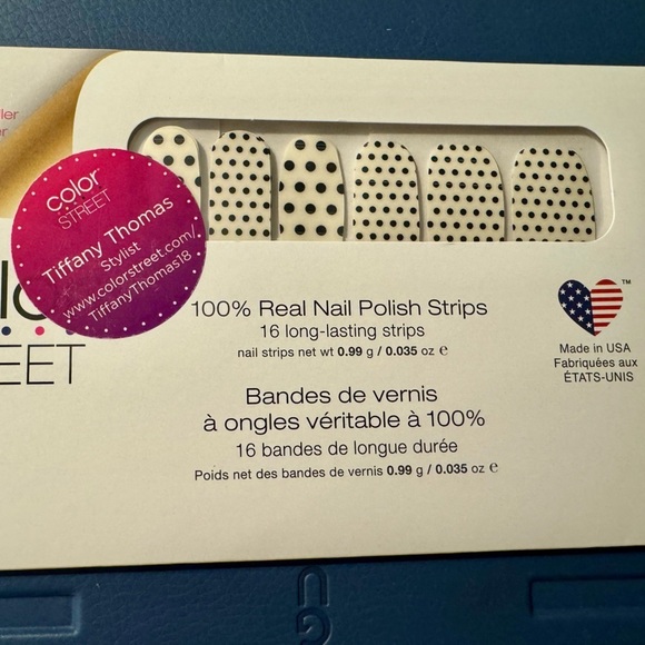 Color Street Polka Dot-Com Nail Polish Strips - Picture 1 of 2